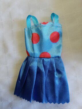 D - 3 mini Barbie dresses in various colors